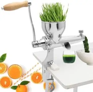 Juice Oxidation, Heating, and Other Facts About Juicers 3 moongiantgo manual wheatgrass juicer