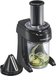 hamilton beach 3-in-1 electric spiralizer